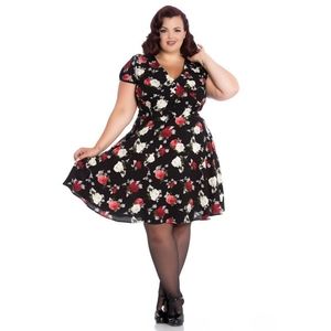 Hell Bunny floral dress XL